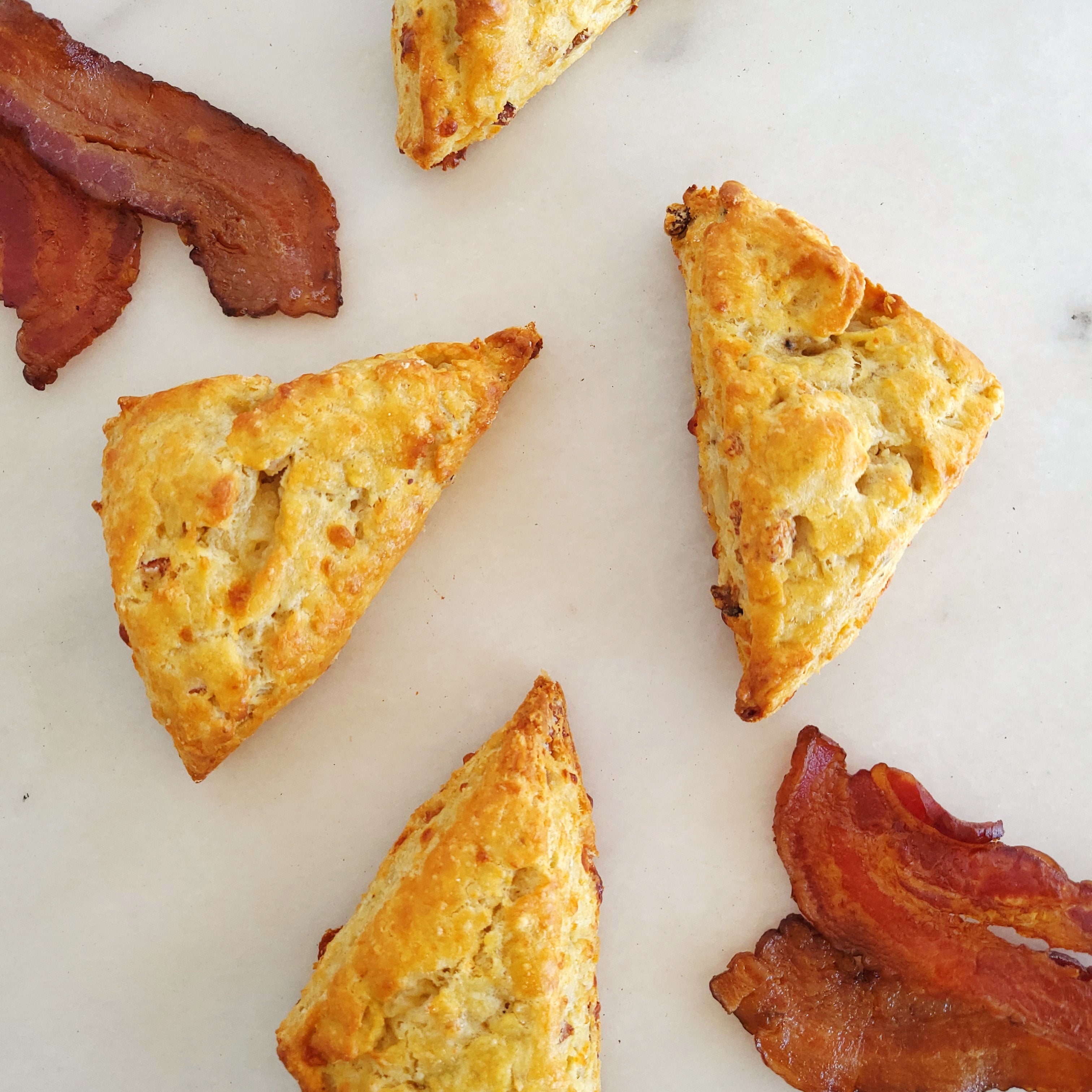 Bacon Cheddar Scone
